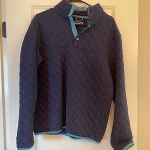 Quilted pullover size medium